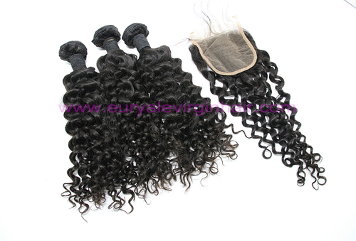Deep Curly 3 Bundles & 1 Closure