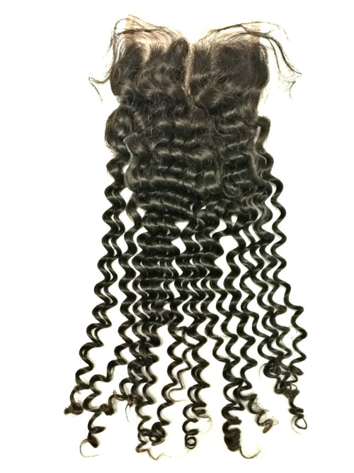 4"x4" Lace Closure- KINKY CURLY - Euryale Virgin Hair