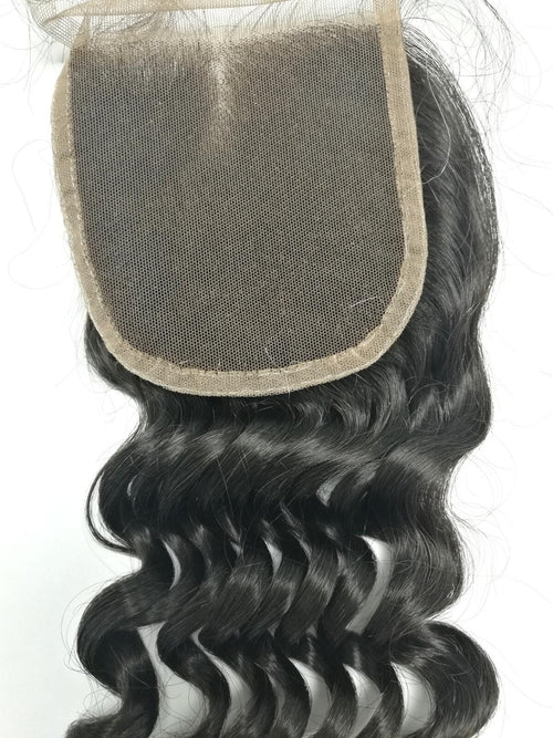 4"x4" Lace Closure- LOOSE WAVE - Euryale Virgin Hair