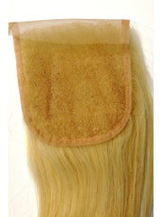 4"x4" Blonde Lace Closure-STRAIGHT - Euryale Virgin Hair