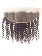 13"x4" Lace Frontal Closure - CURLY - Euryale Virgin Hair
