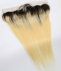 13"x4" Dark Root Blonde Lace Frontal